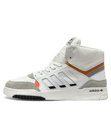 Adidas Drop Step White Orange WITH FUR