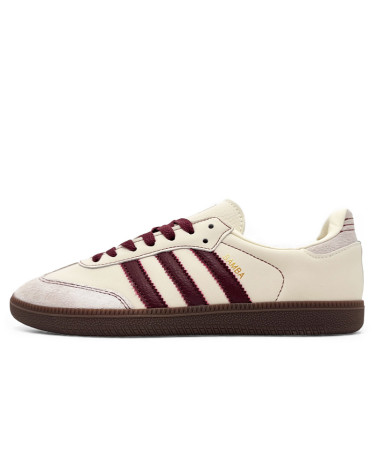 Adidas Samba OG Wonder White Maroon IG1987