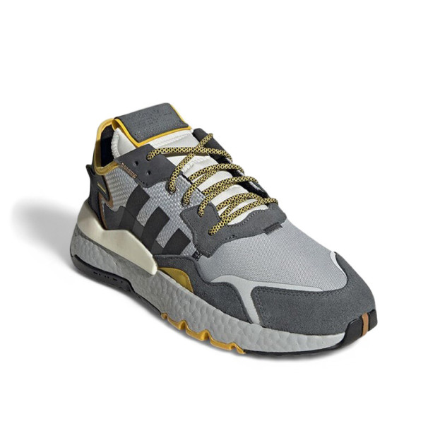 Adidas Nite Jogger Cream Grey Black Yellow GY0019