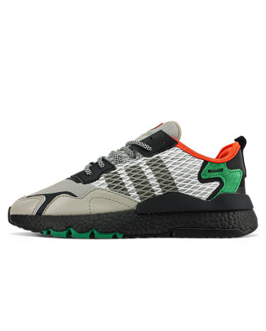 Adidas Nite Jogger Sesame Black Bold Green EE5569