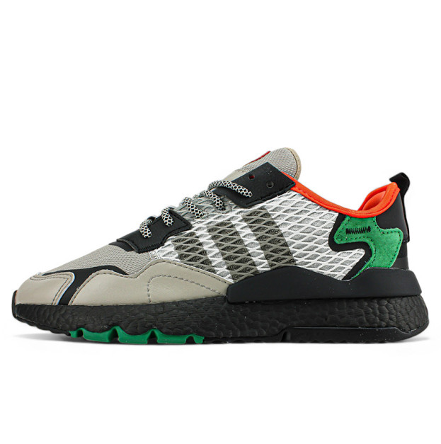 Adidas Nite Jogger Sesame Black Bold Green EE5569
