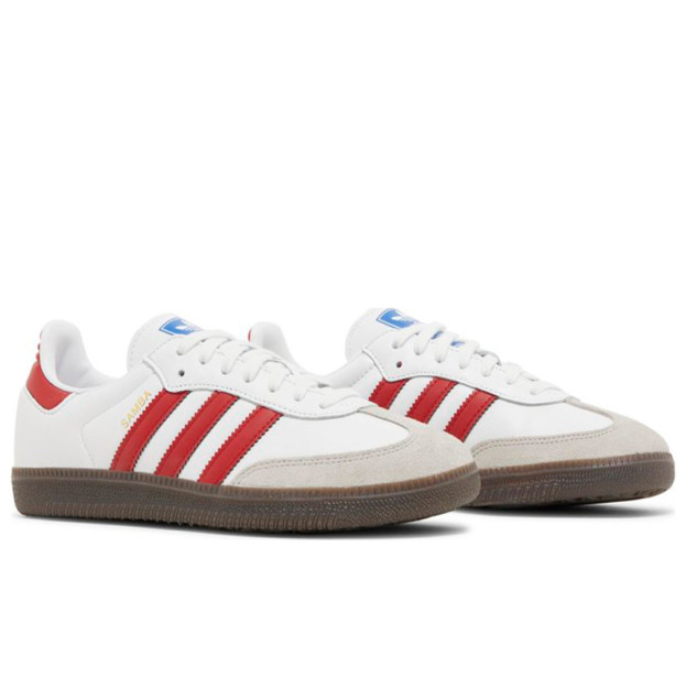 Adidas Humanrace Samba White Scarlet IG1025