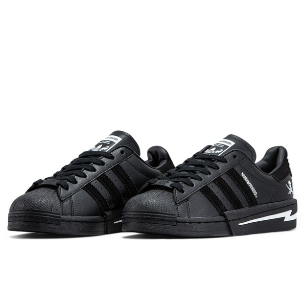 Adidas Superstar x Neighborhood Black White