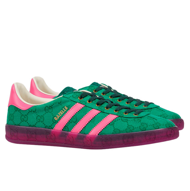 Adidas Gazelle Green GG Monogram 737967FAAW33746