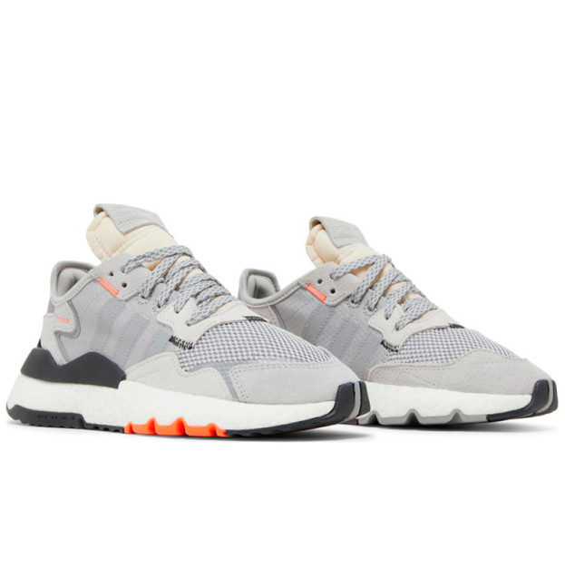 Adidas Nite Jogger Grey Two Solar Orange DB3361