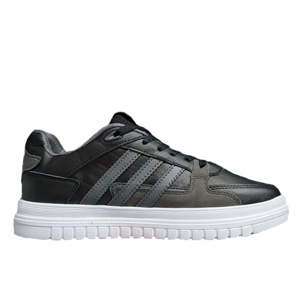 Adidas Leather Sneakers  Black White