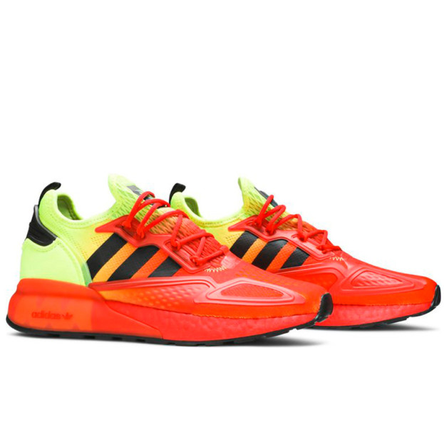 Adidas ZX 2K Boost Solar Yellow Hi Res Red FW0482