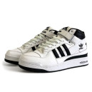 Adidas Forum High White Black З ХУТРОМ