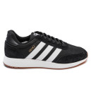 Adidas Iniki Black White With FLEECE