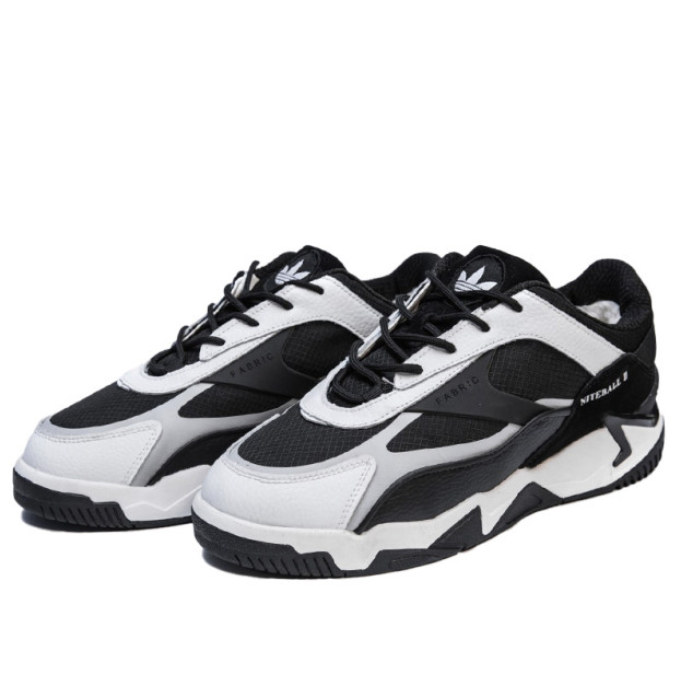 Adidas Niteball 2.0 White Black Winter З ХУТРОМ
