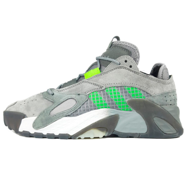 Adidas Streetball Grey Green Suede Winter З ХУТРОМ
