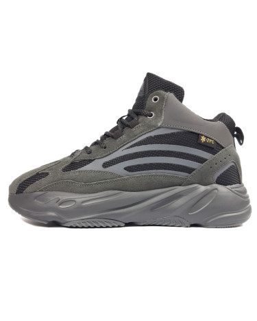 Adidas Yeezy Boost 700 High Dark Grey Winter With FUR