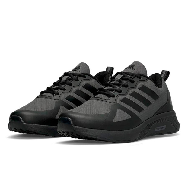 Adidas Cloudfoam Termo Dark Grey Black With FLEECE