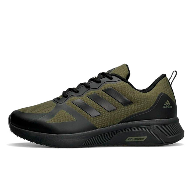Adidas Cloudfoam Termo Army Green With FLEECE