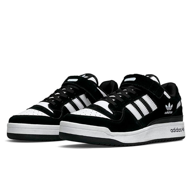 Adidas Forum 84 Low Black Suede White